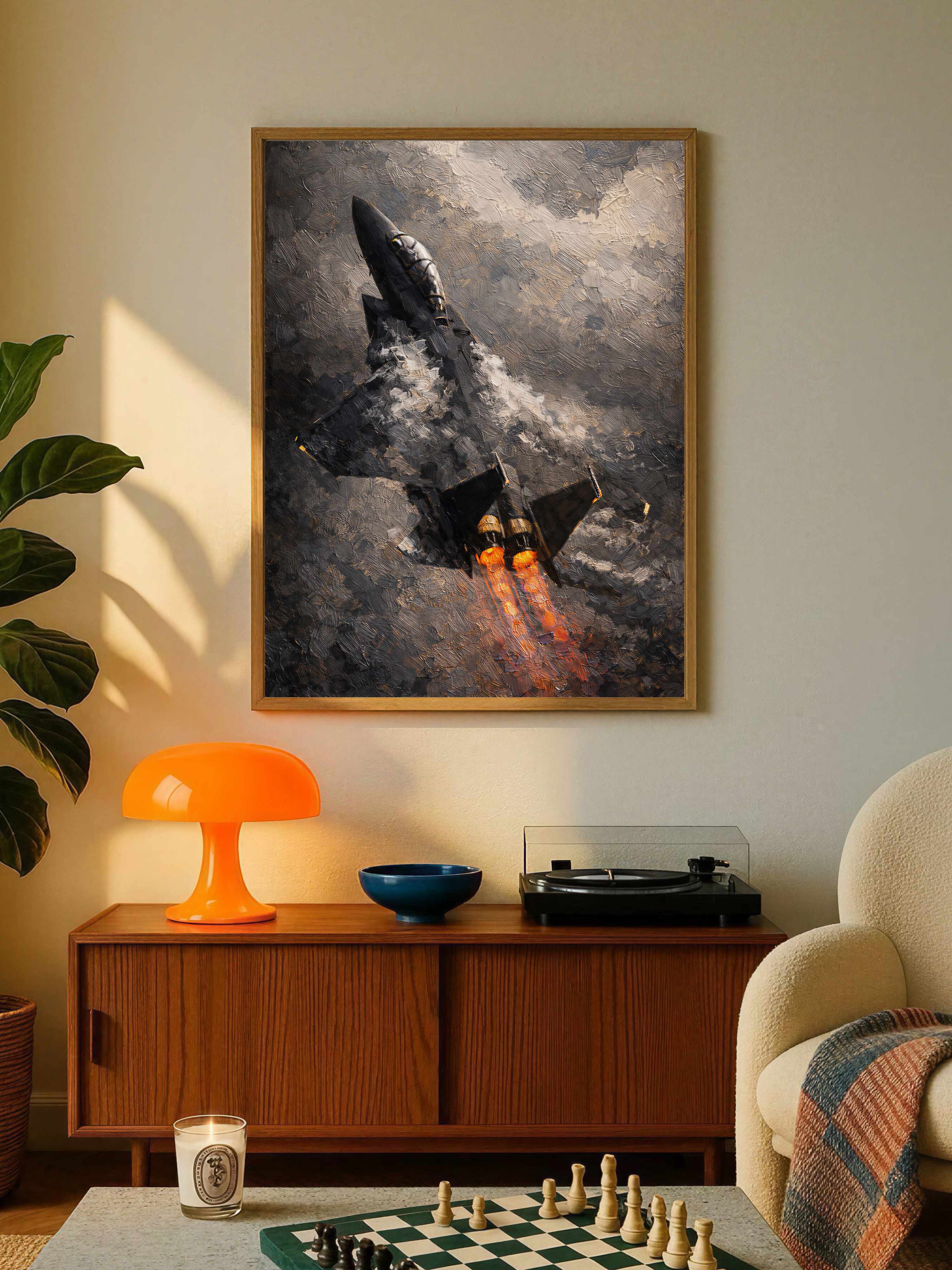 Myśliwiec F-15 Plakat