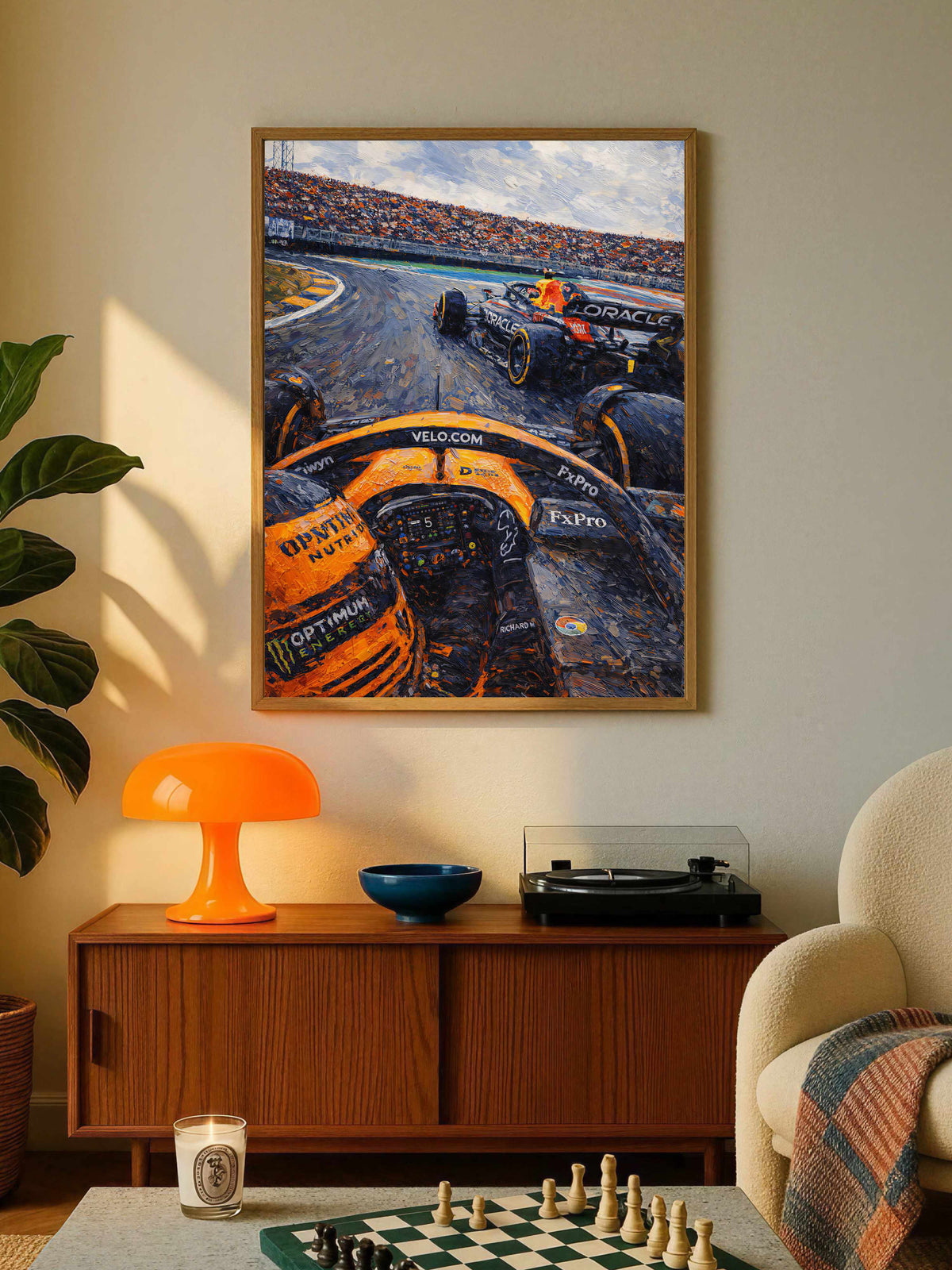 F1 Cockpit Perspective Poster