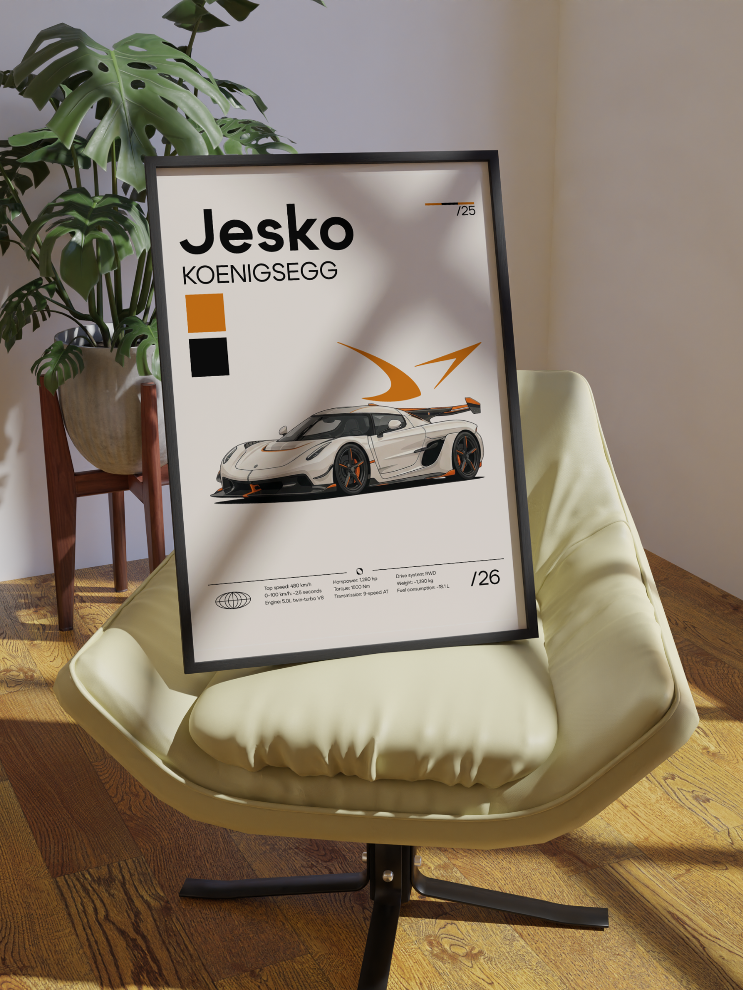 Poster Koenigsegg Jesko