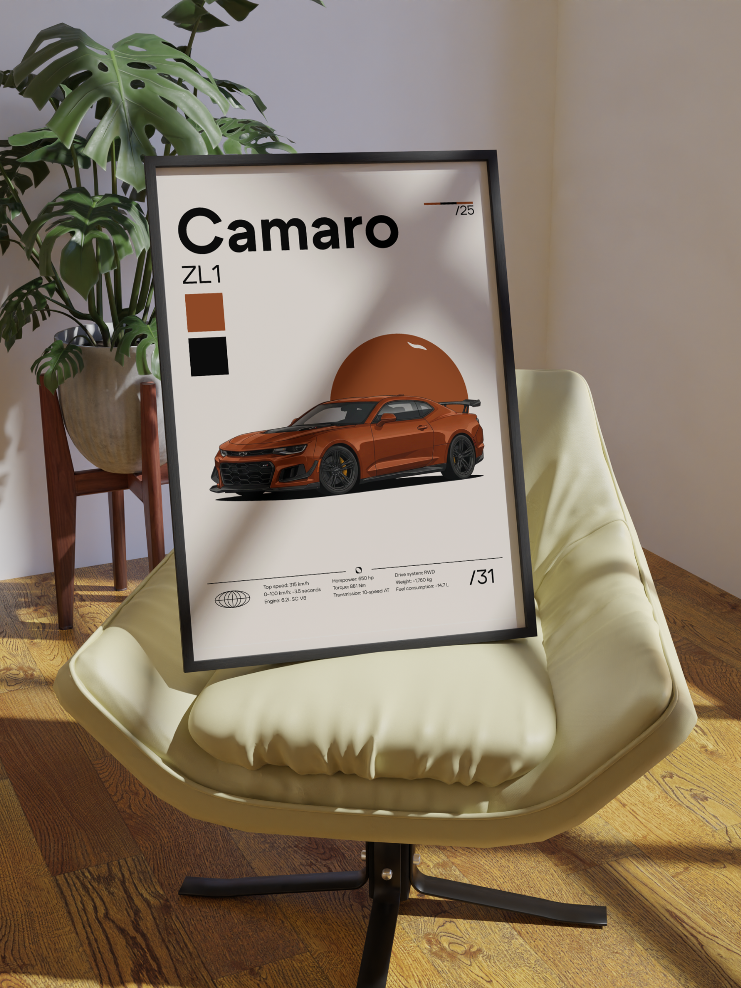 Poster Camaro ZL1