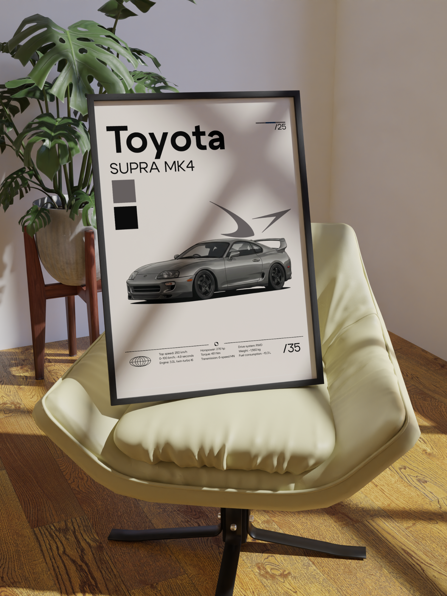 Poster Toyota Supra Mk4