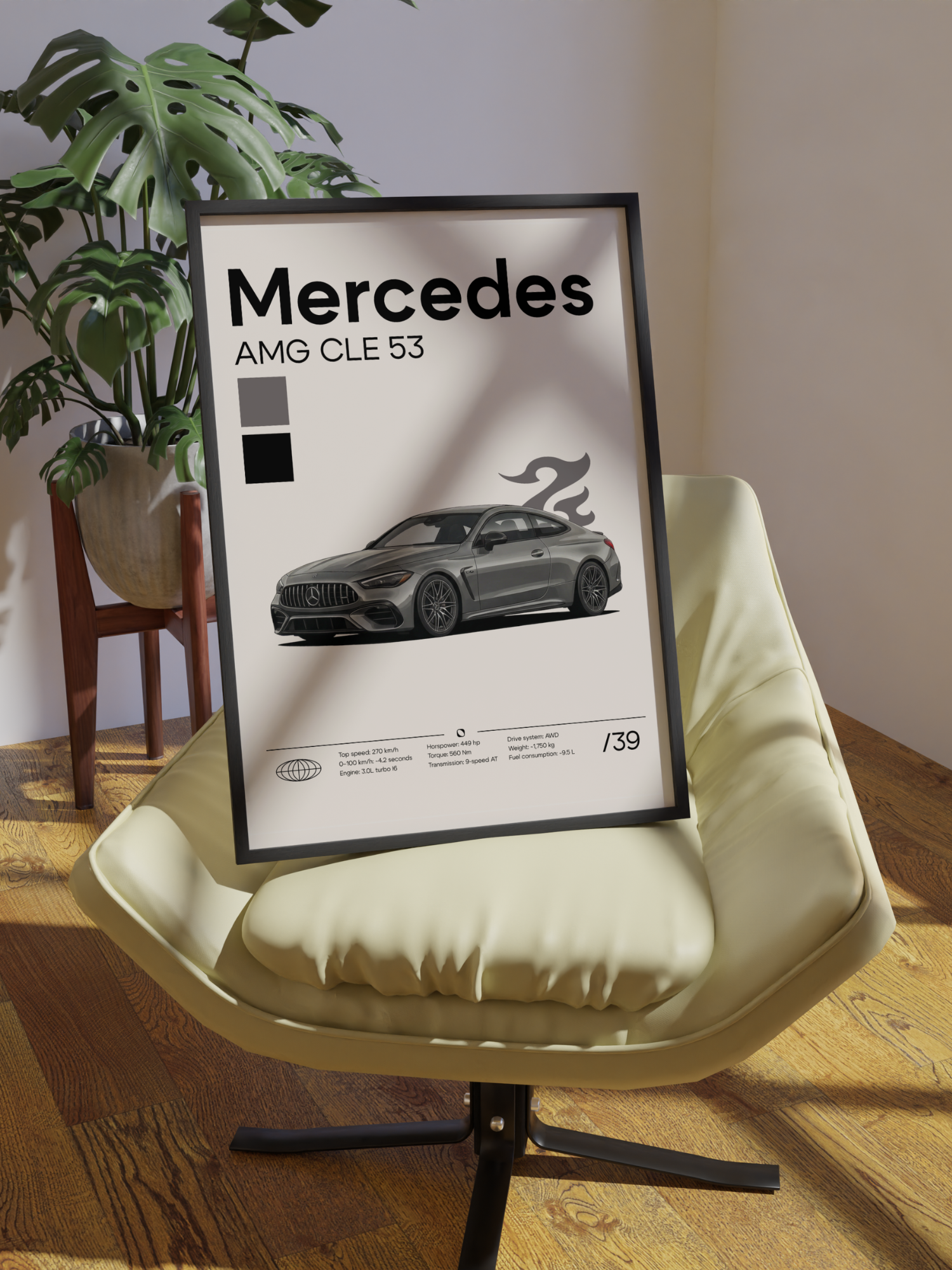 Poster Mercedes AMG CLE 53