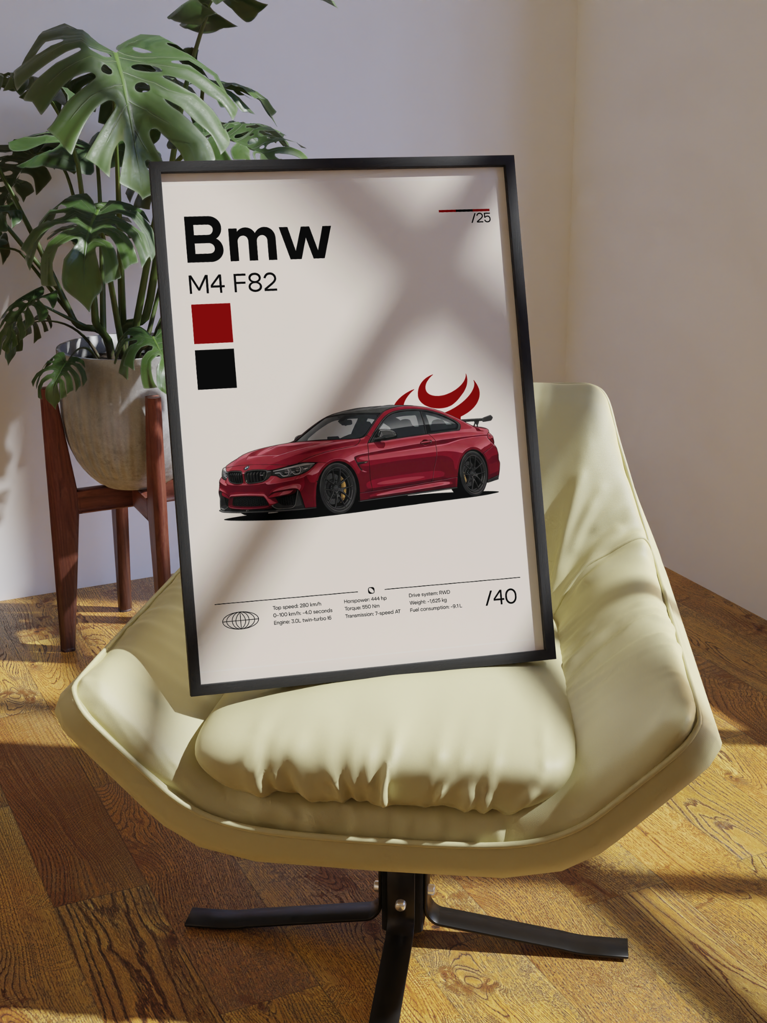 Poster Bmw M4 F82