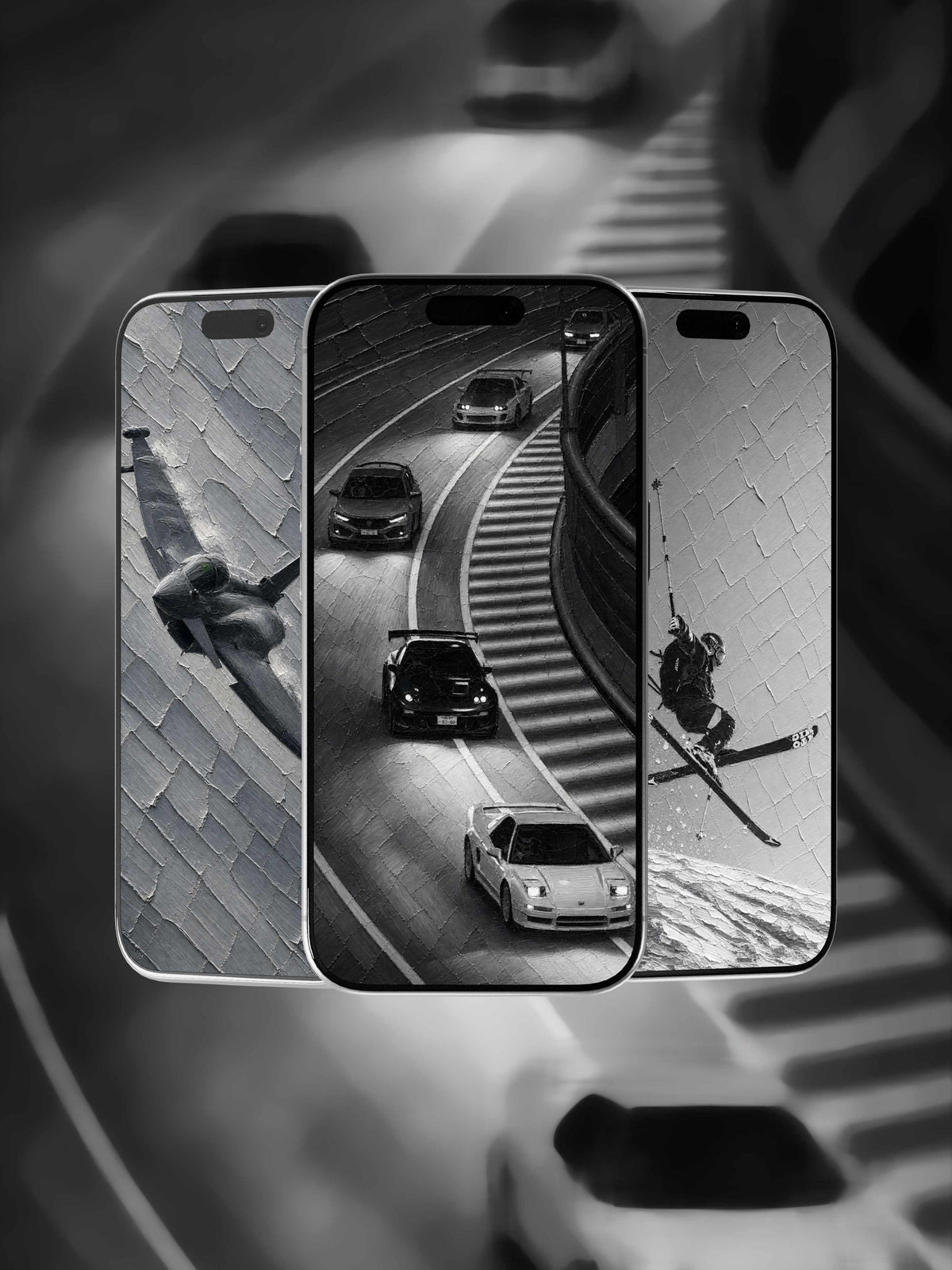Speed Is Life -  Phone Wallpapers (Set of 5)