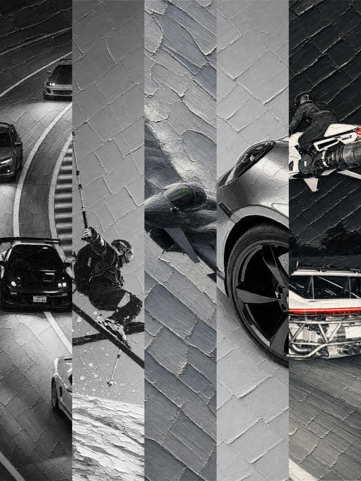 Speed Is Life -  Phone Wallpapers (Set of 5)