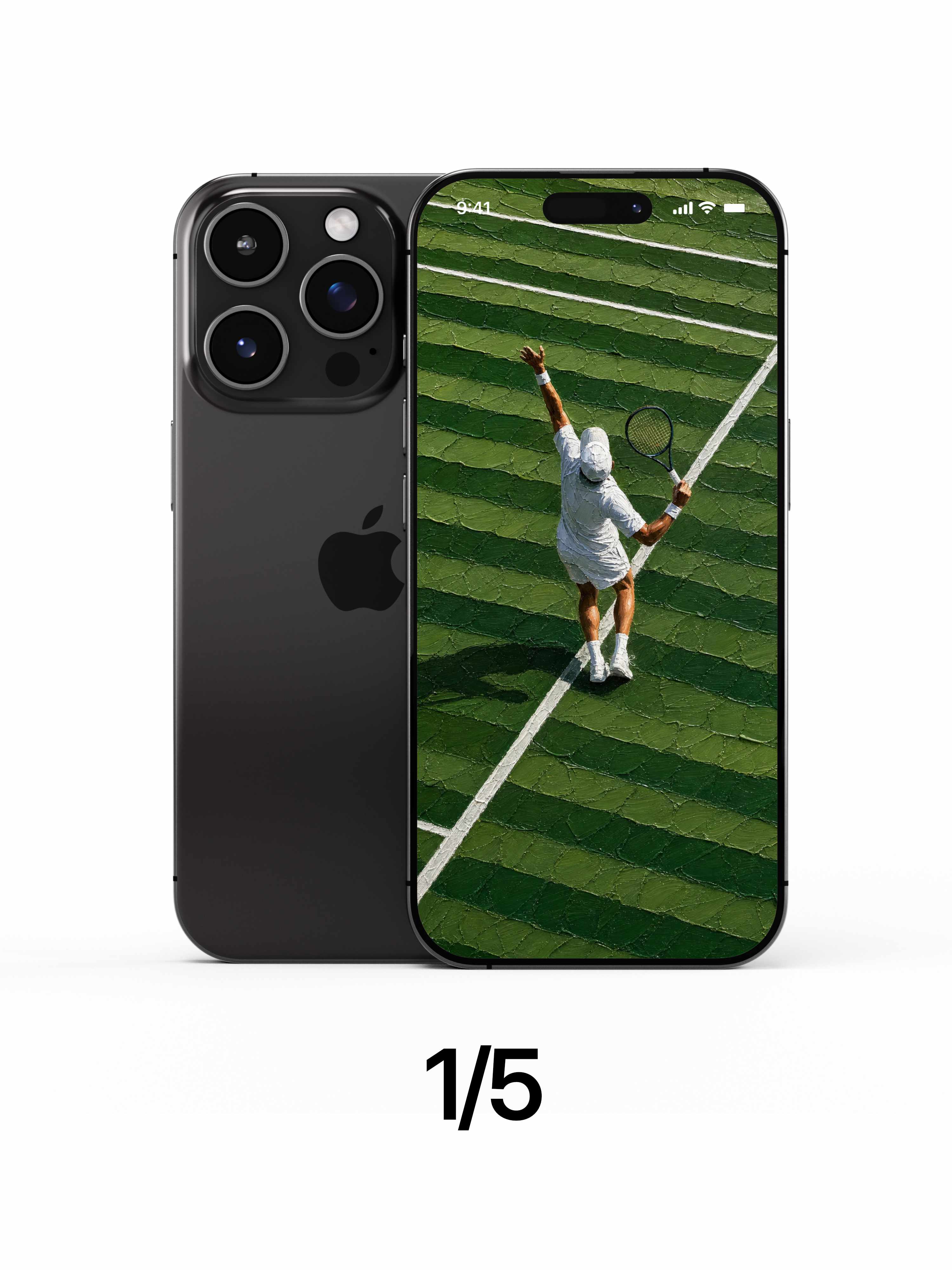 Tennis Club -  Phone Wallpapers (Set of 5)