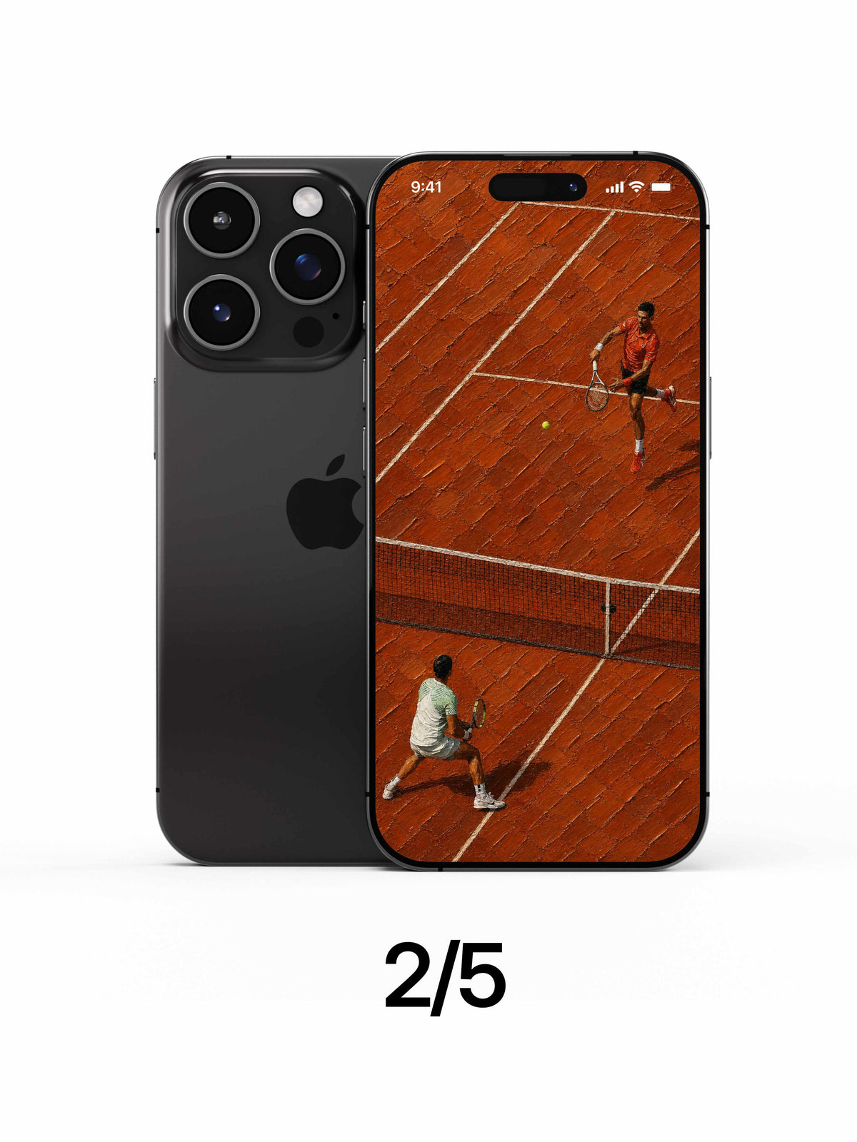 Tennis Club -  Phone Wallpapers (Set of 5)