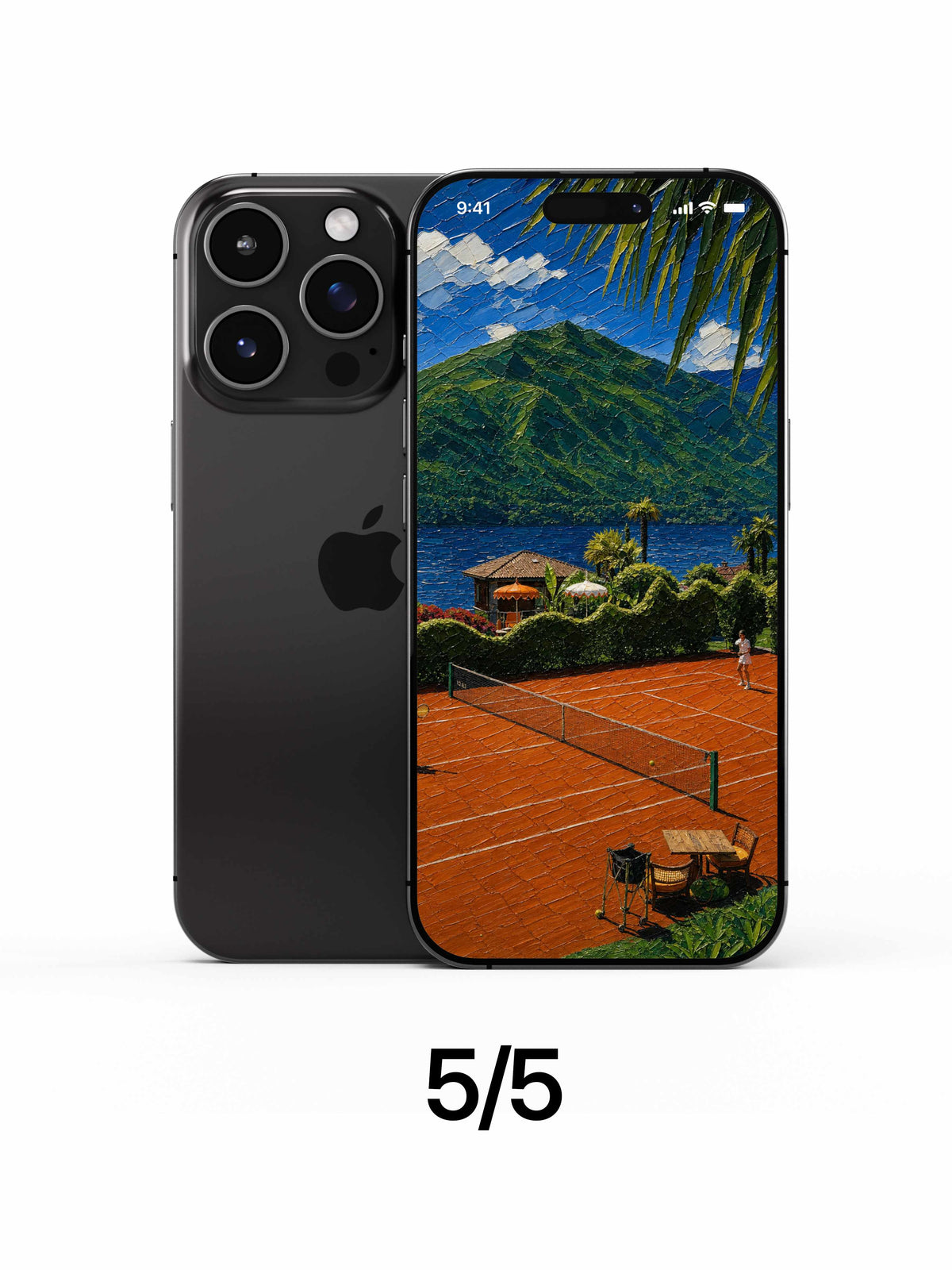 Tennis Club -  Phone Wallpapers (Set of 5)