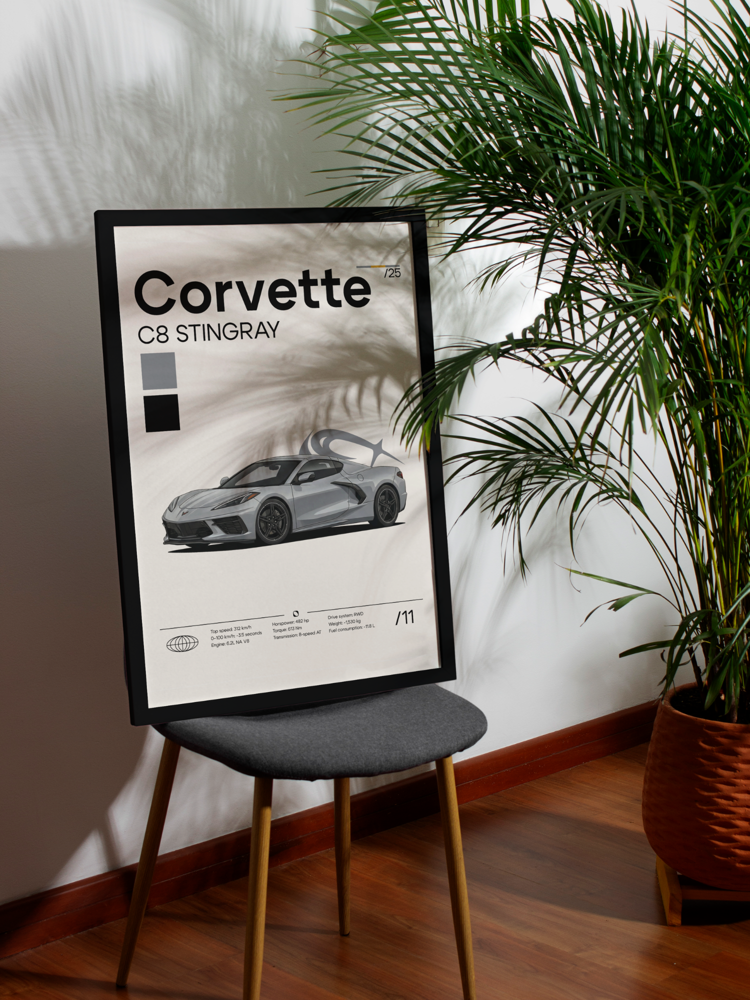 Poster Corvette C8 Stingray