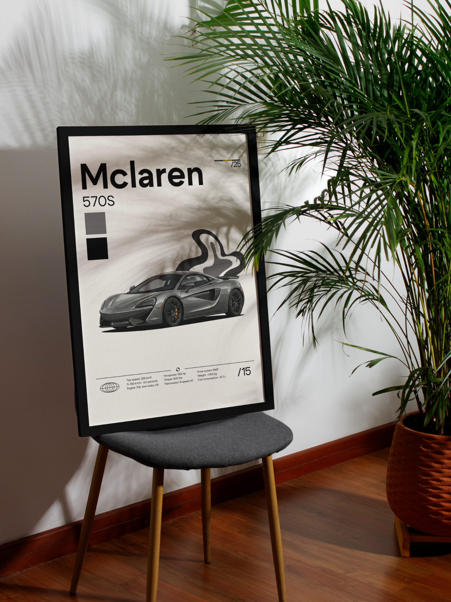 Poster Mclaren 570s