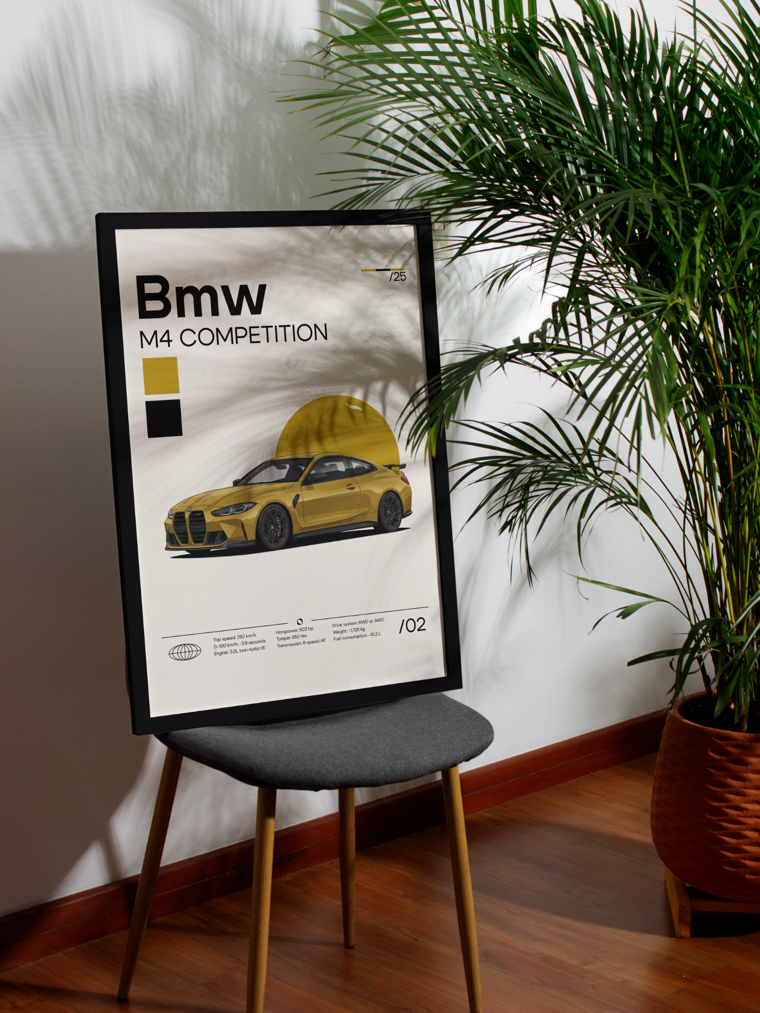 Poster Bmw M4 Competition