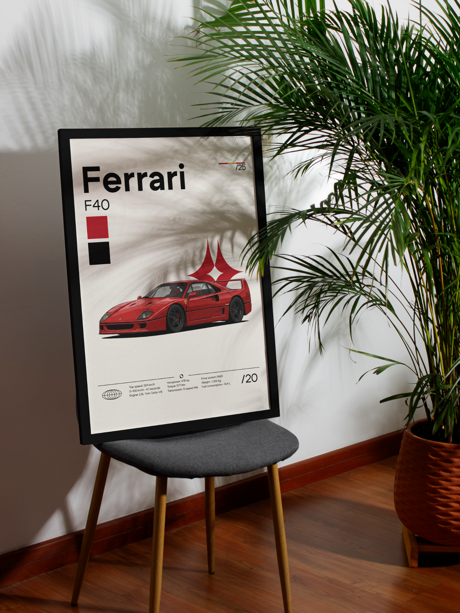 Poster Ferrari F40