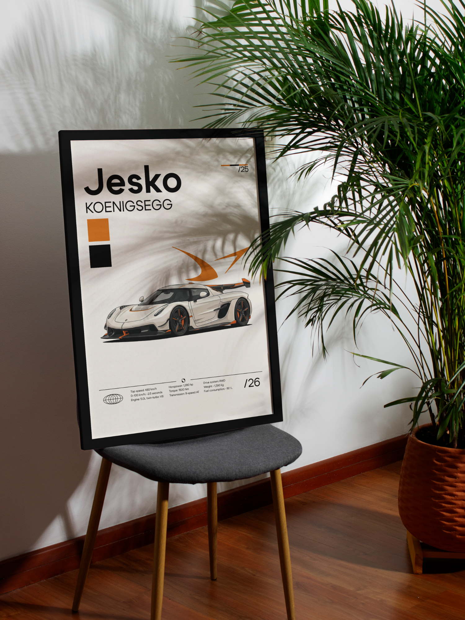 Poster Koenigsegg Jesko