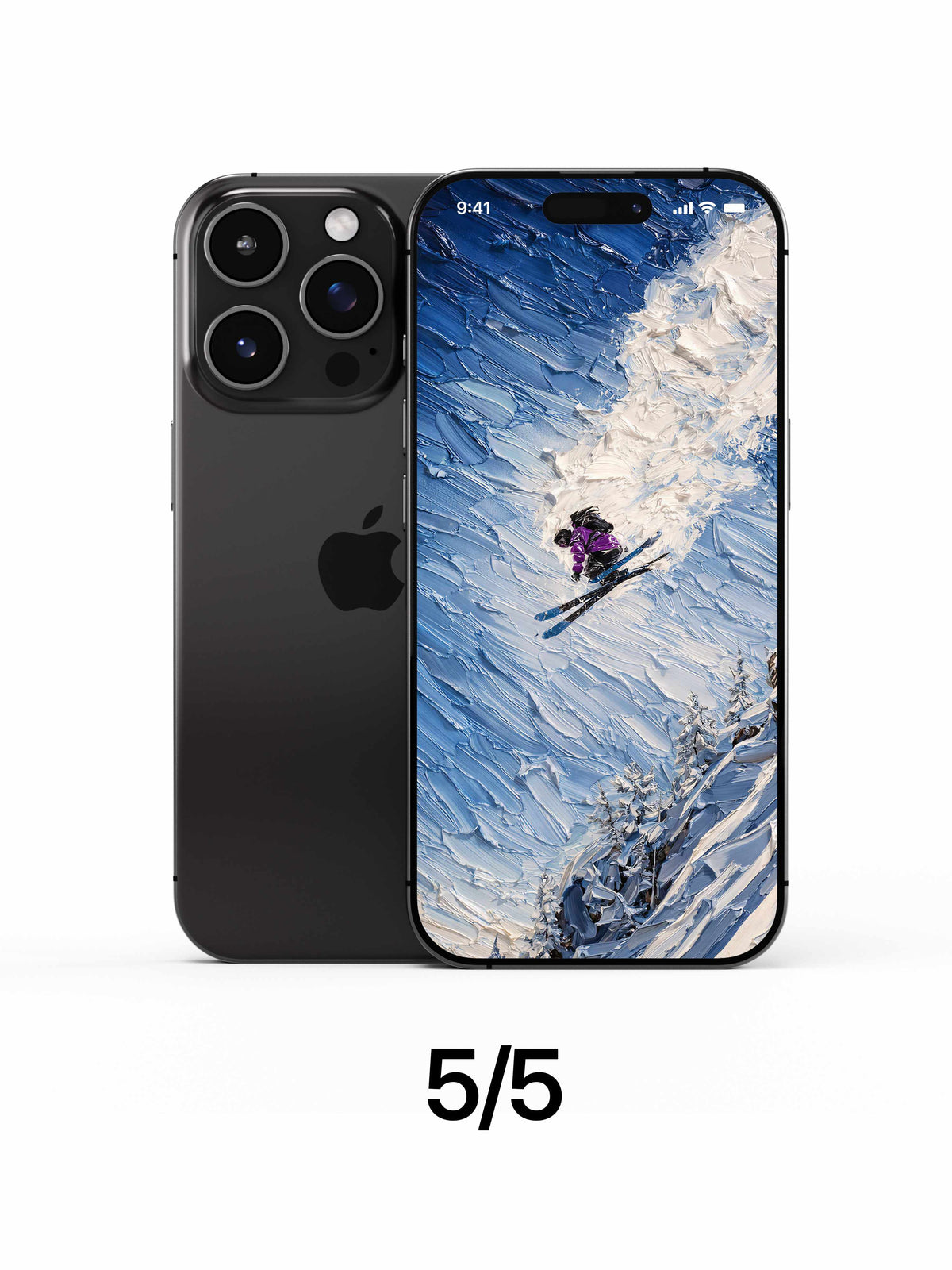Winter Aesthetic - Phone Wallpapers (Set of 5)