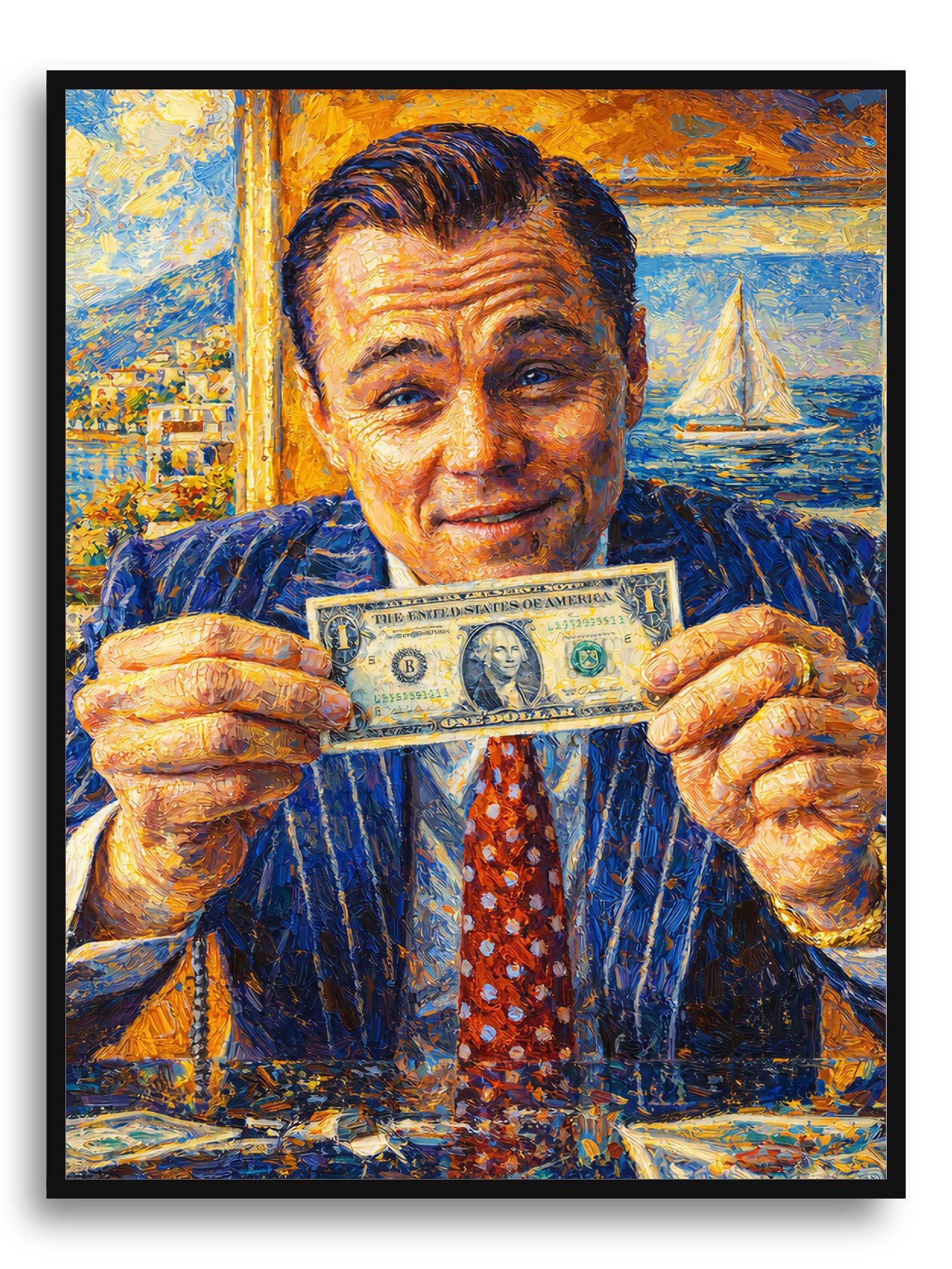 Plakat Wilk z Wall Street